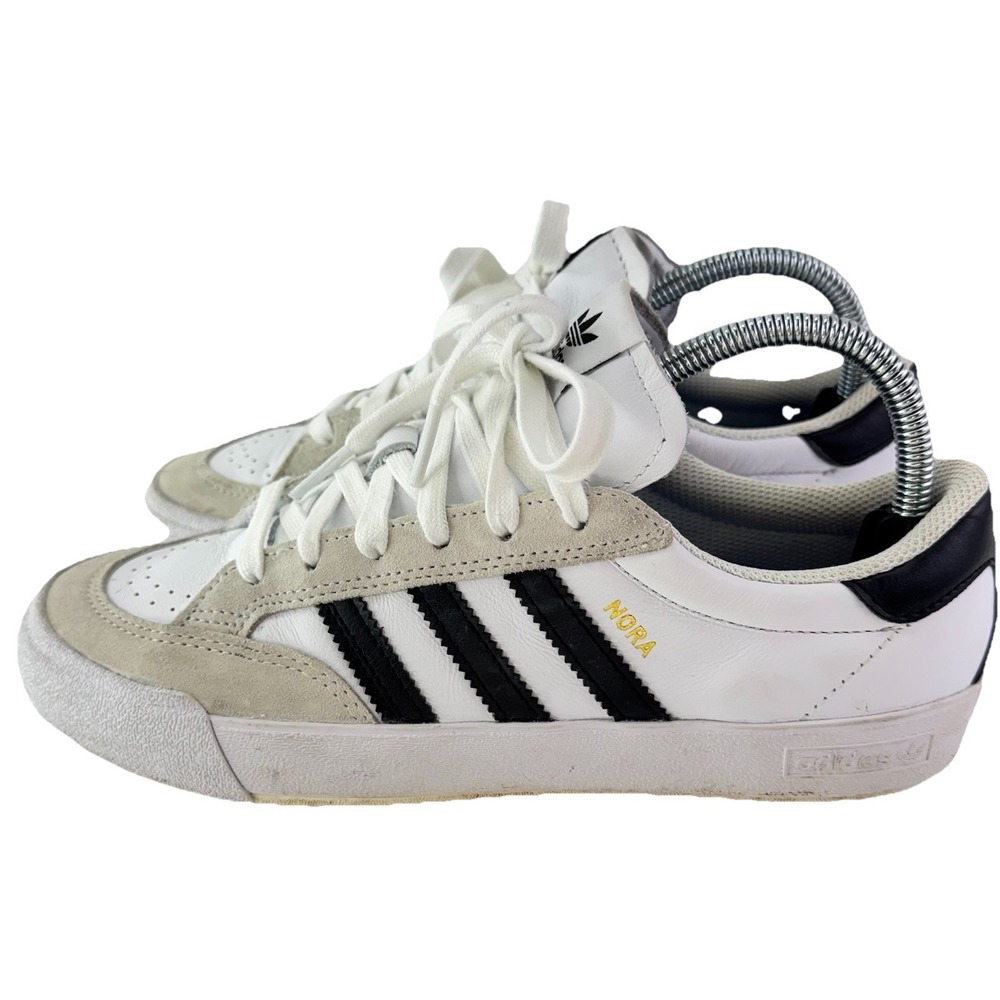 Adidas Nora IF2067 Men's Skate Casual Shoes White Black Sneakers Size 6